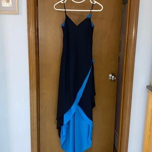 Prom dress. Size 4.  Blue/black